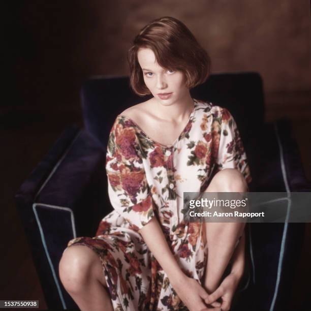 Actress Samantha Mathisr poses for a portrait for the film Pump Up The Volume in Los Angeles, California.