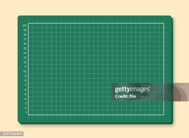 stockillustraties, clipart, cartoons en iconen met green drawing board blueprint designing grid background - designer wireframe