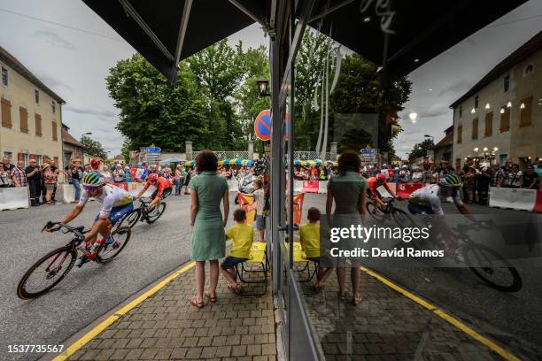 Daniel Oss of Italy and Team TotalEnergies competes in the breakaway during the stage eleven of the 110th Tour de France 2023 a 179.8km from...