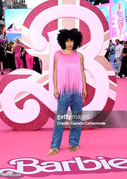 Mette Towley attends the "Barbie" European Premiere at Cineworld Leicester Square on July 12, 2023 in London, England.