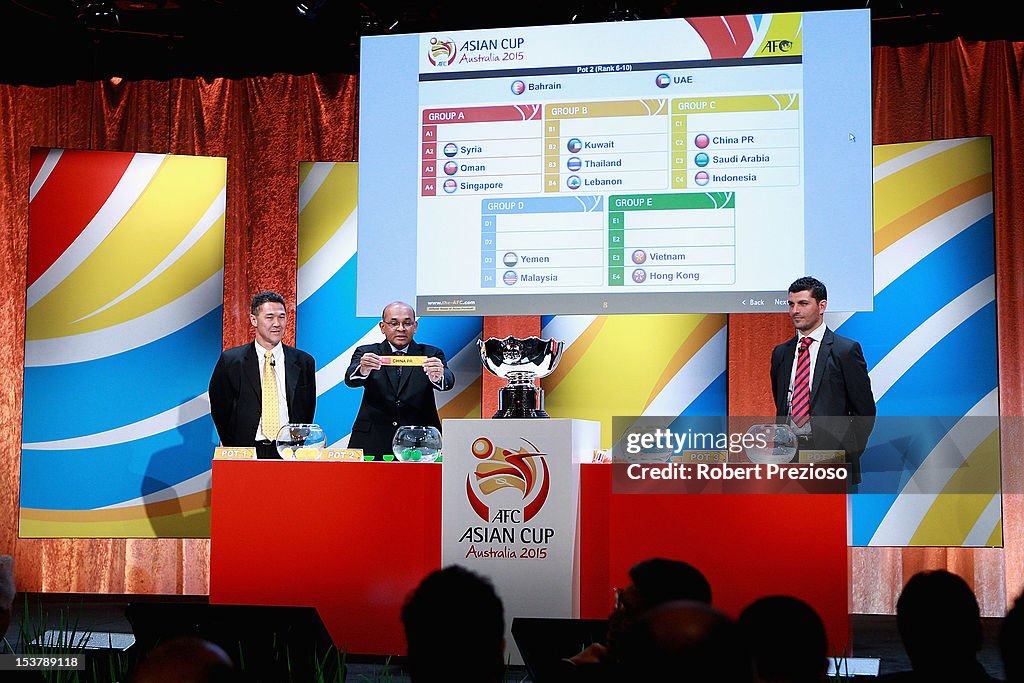 AFC Asian Cup Australia 2015 Preliminary Draw And Logo Launch