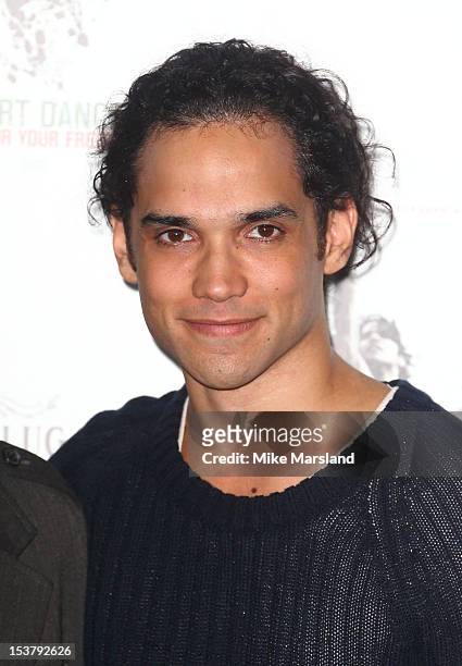 Reece Ritchie attends a photocall for 'Desert Dancer' at Sadler's Wells Theatre on October 9, 2012 in London, England.