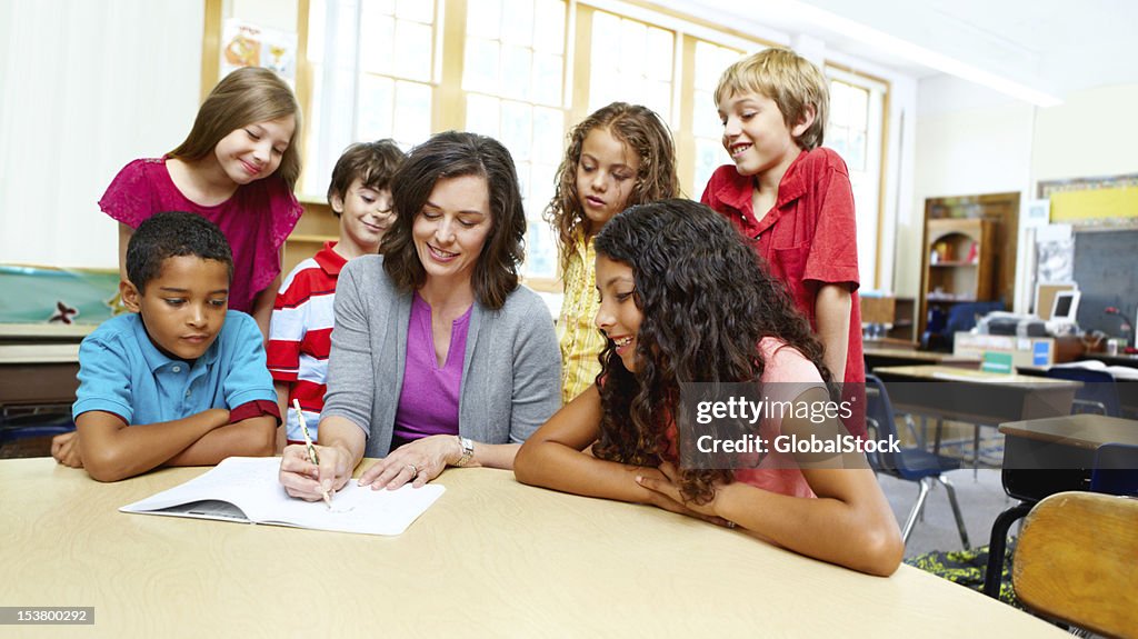 They love listening to their teacher's advice!