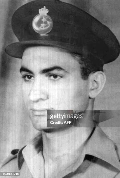 An undated picture of Egyptian President Hosni Mubarak as a young Royal Egyptian Air Force Lieutenant taken before the revolution that deposed King...