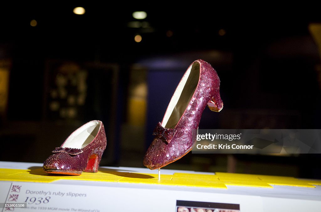 Ruby Slippers From "The Wizard Of Oz" Taken Off View From The Smithsonian's National Museum Of American History