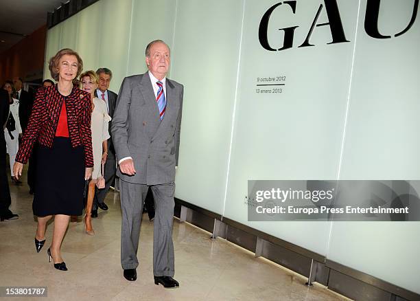 King Juan Carlos of Spain and Queen Sofia of Spain attend Museum Thyssen Bornemisza 20th anniversary event hosted by Carmen 'Tita' Cervera on October...