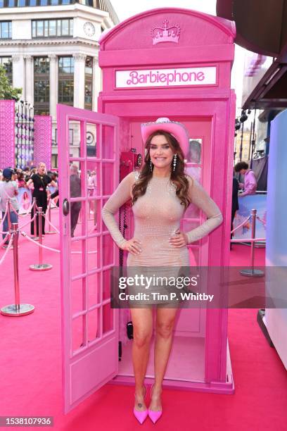 Guest attends The European Premiere Of "Barbie" at Cineworld Leicester Square on July 12, 2023 in London, England.