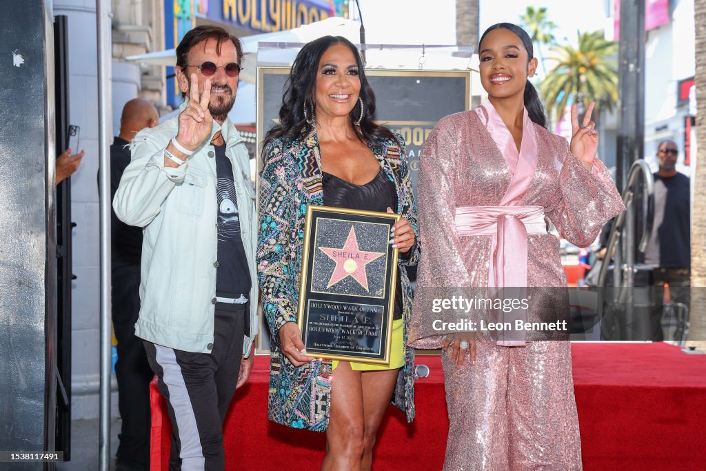 Sheila E. Honored With Star On Hollywood Walk Of Fame