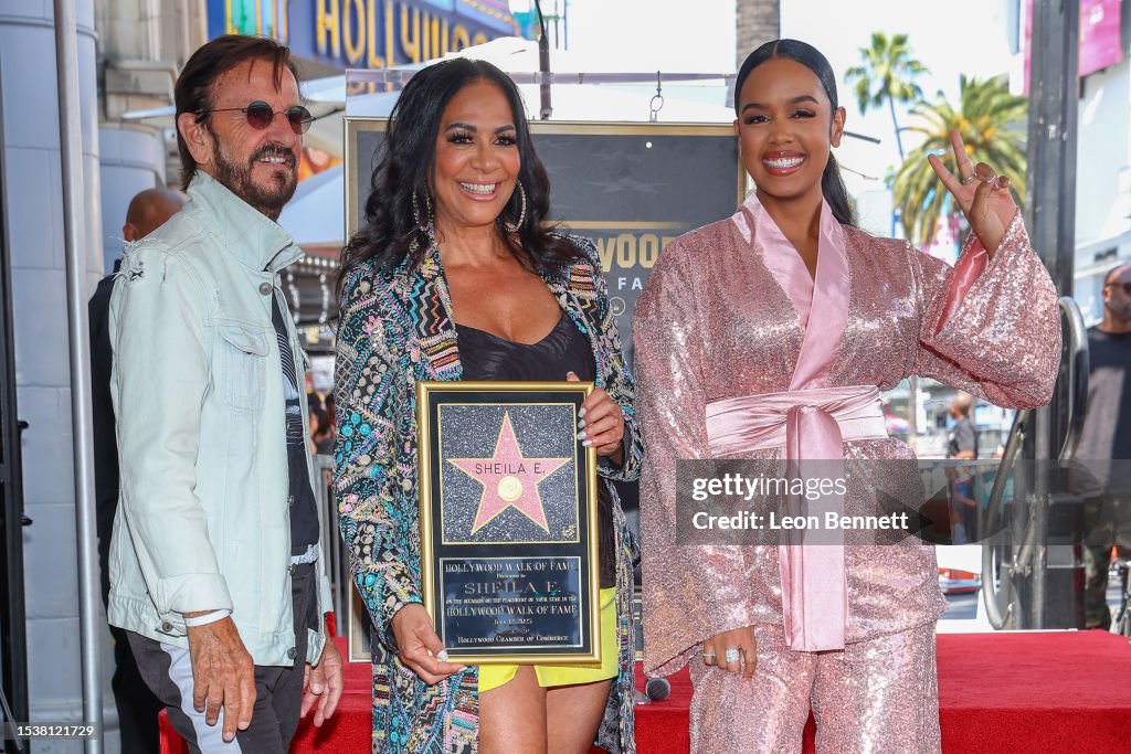 Sheila E. Honored With Star On Hollywood Walk Of Fame