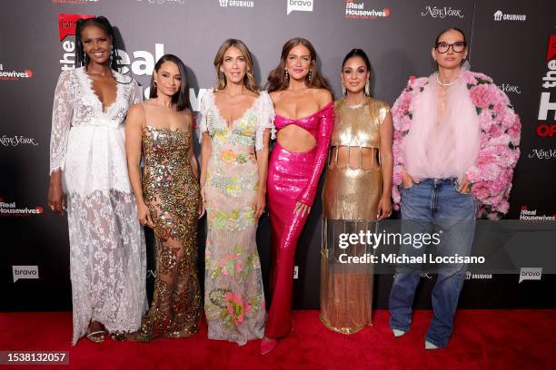 Ubah Hassan, Sai De Silva, Erin Lichy, Brynn Whitfield, Jessel Taank and Jenna Lyons attend Bravo's "The Real Housewives Of New York City" Season 14...
