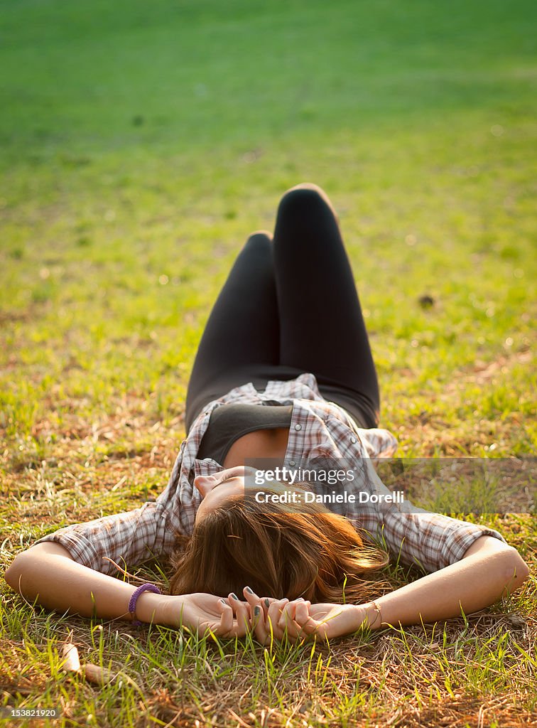 Young teenage girl