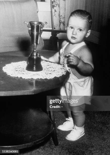 Picture dated 1947 of Bill Clinton born William Jefferson Blythe III 19 August 1946 in Hope, a little town in Arkansas. US President William...