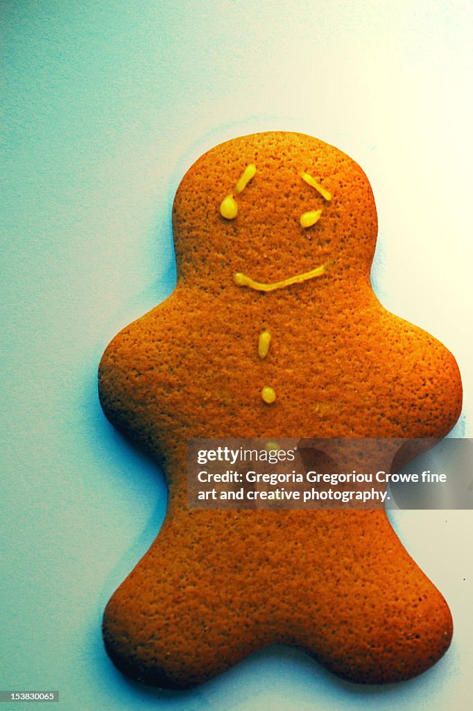 Cute ginger bread man