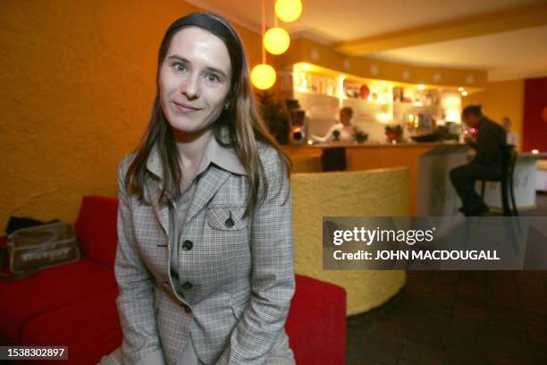 Germany's Katja Eichbaum poses in her restaurant "Sehnsucht" , Berlin's first restaurant designed for people suffering of anorexia or bulimia, 04...