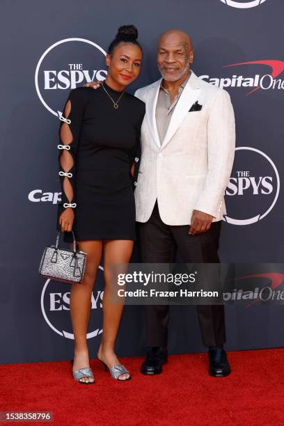 Milan Tyson and Mike Tyson attend The 2023 ESPY Awards at Dolby Theatre on July 12, 2023 in Hollywood, California.