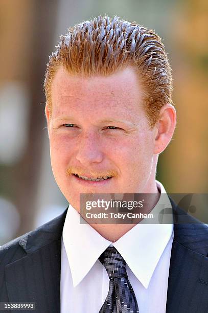 Redmond O'Neal leaves court after his final progress report at LAX Courthouse on October 9, 2012 in Los Angeles, California. O'Neal will be placed on...