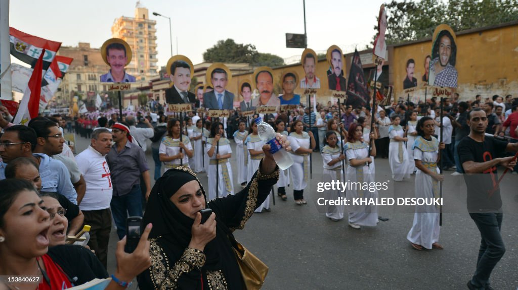 EGYPT-POLITICS-COPT-DEMO