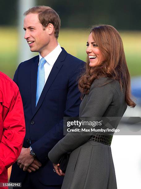 Prince William, Duke of Cambridge and Catherine, Duchess of Cambridge attend the official launch of The Football Association's National Football...