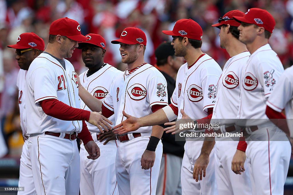 Scott Rolan Cincinnati Reds Scott Rolen of the Cincinnati Reds is introduced before the Reds take ...
