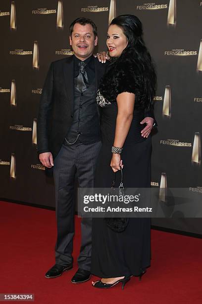 Ingo Appelt and Sonia arrive for the German TV Award 2012 at Coloneum on October 2, 2012 in Cologne, Germany.