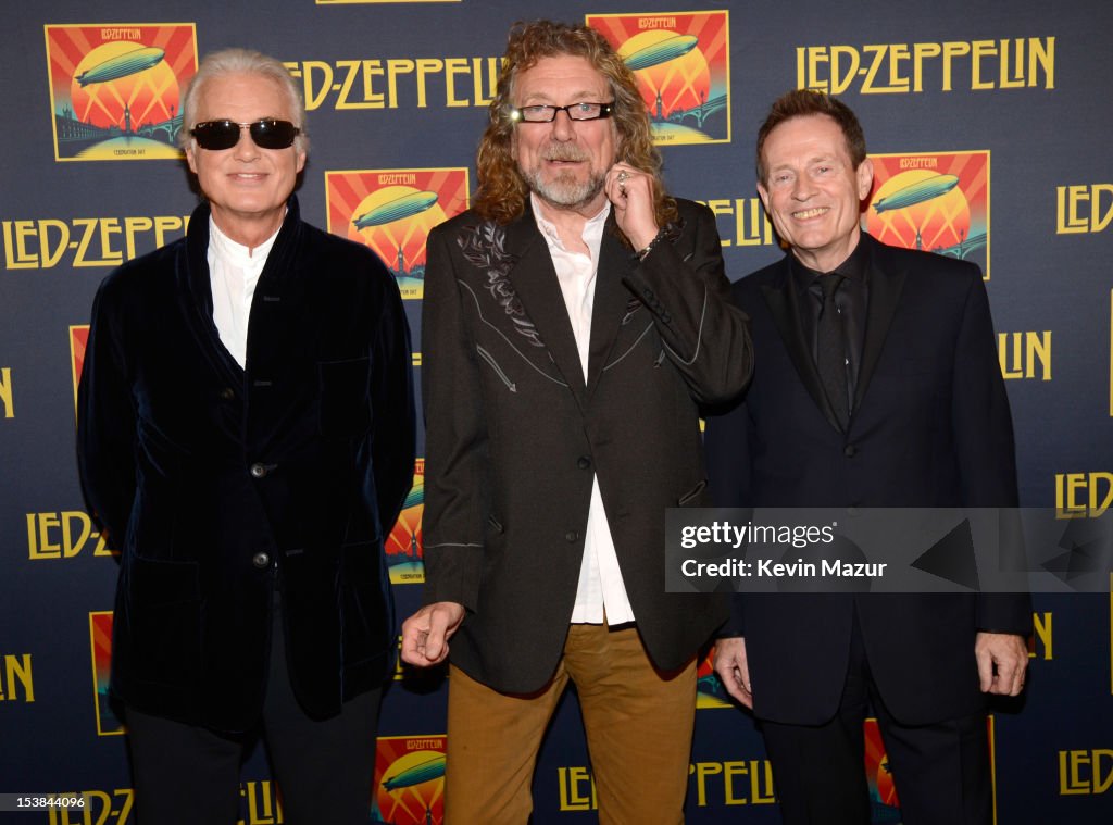 The New York City Premiere For Led Zeppelin Celebration Day