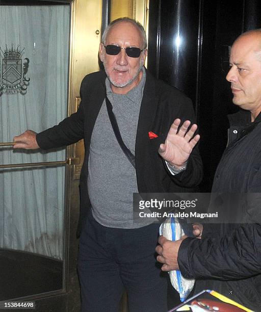 Pete Townshend sighting on October 9, 2012 in New York City.