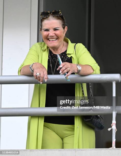 Maria Dolores dos Santos seen during the pre-season friendly match between Celta Vigo and Al Nassr on July 17, 2023 in Faro, Portugal.