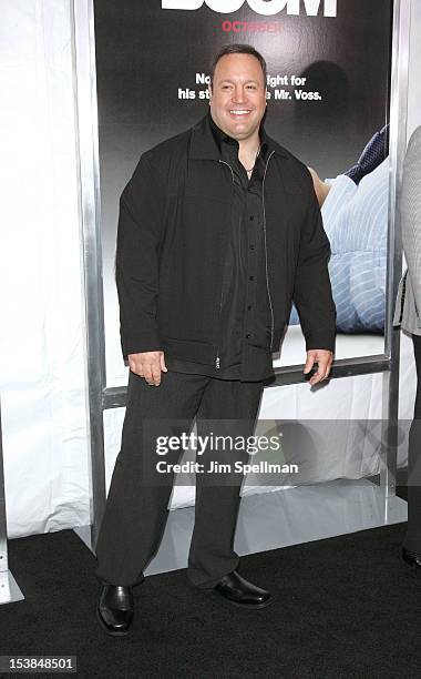 Actor Kevin James attends the "Here Comes The Boom" premiere at AMC Loews Lincoln Square on October 9, 2012 in New York City.