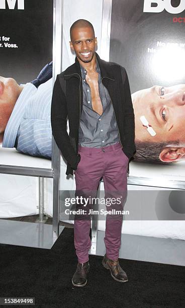 Actor Eric West attends the "Here Comes The Boom" premiere at AMC Loews Lincoln Square on October 9, 2012 in New York City.