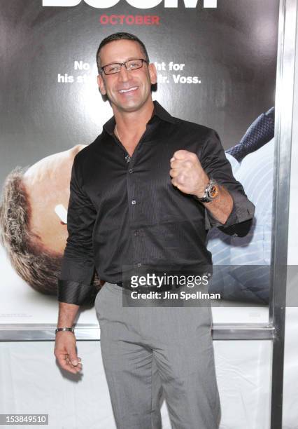 Actor Mark Dellagrotte attends the "Here Comes The Boom" premiere at AMC Loews Lincoln Square on October 9, 2012 in New York City.