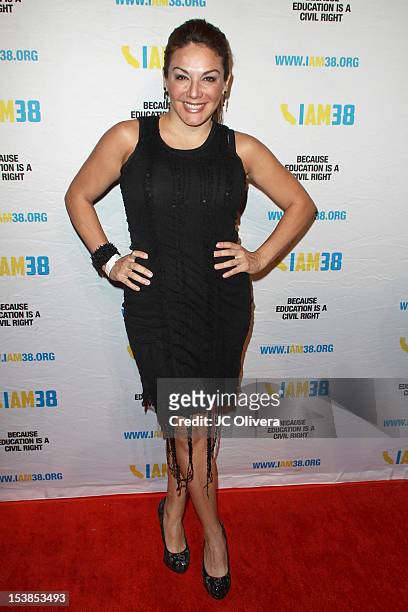 Comedian Jill-Michele Melean arrives at the Screening of "Filly Brown" held at The Egyptian Theater on October 8, 2012 in Los Angeles, California.