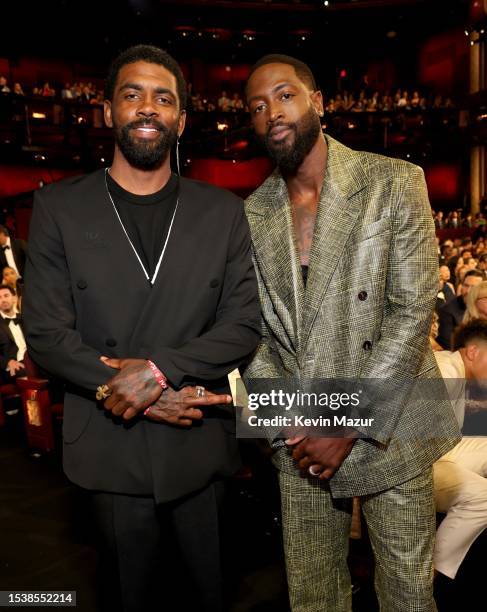 Kyrie Irving and Dwyane Wade attend The 2023 ESPY Awards at Dolby Theatre on July 12, 2023 in Hollywood, California.