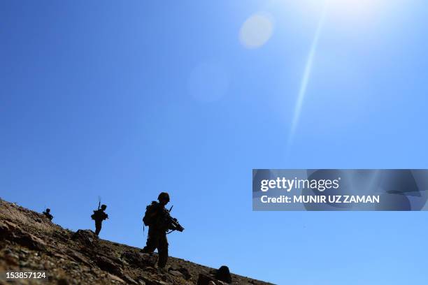 Army soldiers attached to the 2nd platoon, C troop, 1st Squadron , 91st U.S Cavalry Regiment, 173rd Airborne Brigade Combat Team operating under the...