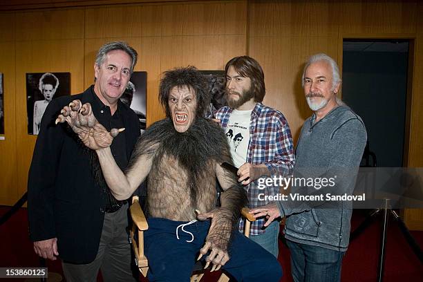 Actor David Naughton and make-up artist Rick Baker attend "Universal's Legacy Of Horror" Hosted By AMPAS, Screens "The Wolf Man" And "An American...