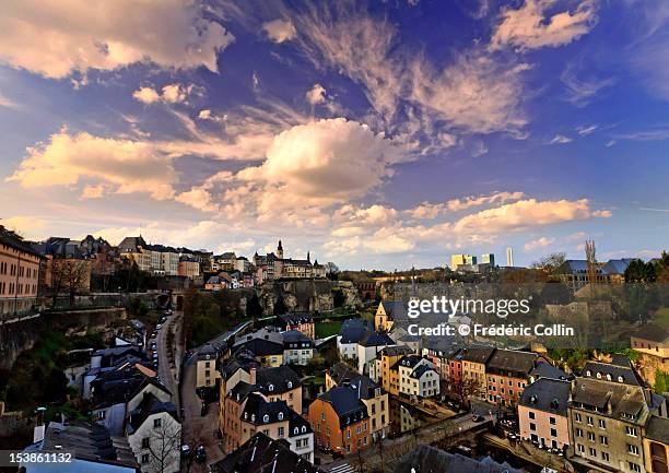 Luxembourg Old City at sunset