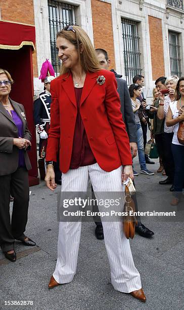 Princess Elena of Spain attends Red Cross Fundraising Day on October 10, 2012 in Madrid, Spain.