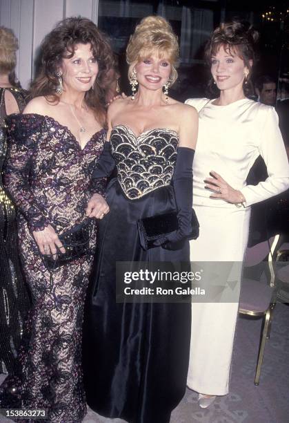 Actress Ann Wedgeworth, actress Loni Anderson and actress Marilu Henner attend the Friars Club of California's 14th Annual Lifetime Achievement Award...