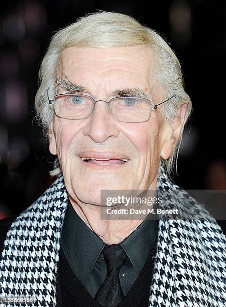 Actor Martin Landau attends the Premiere of 'Frankenweenie' as the Opening Film of the 56th BFI London Film Festival at Odeon Leicester Square on...