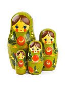 Russian retro toy matrioska