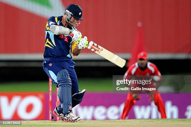 Phil Jaques of Yorkshire during the Karbonn Smart CLT20 pre-tournament Qualifying Stage match between Yorkshire and Trinidad and Tobago at SuperSport...