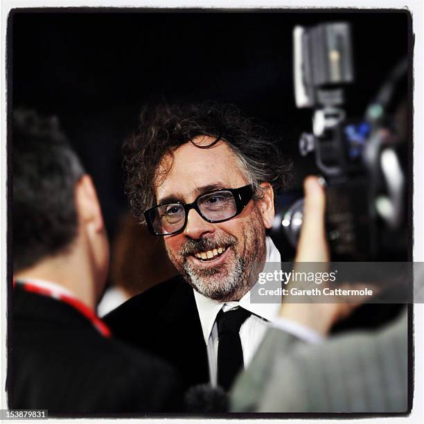 Filmmaker Tim Burton attends the opening night film of the 56th BFI London Film Festival 'Frankenweenie 3D' at Odeon Leicester Square on October 10,...