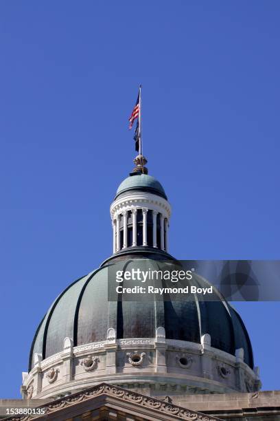 The crown of the Indiana State Capitol Building, in Indianapolis, Indiana on SEPTEMBER 30, 2012.