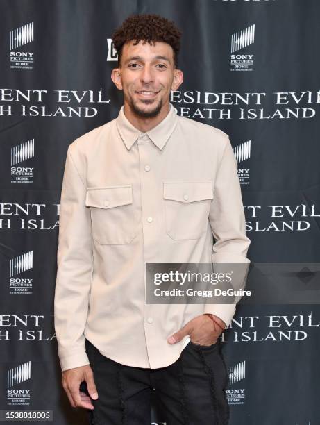 Khleo Thomas attends the Screening Of Sony Pictures Home Entertainment's "Resident Evil: Death Island" at The London West Hollywood at Beverly Hills...