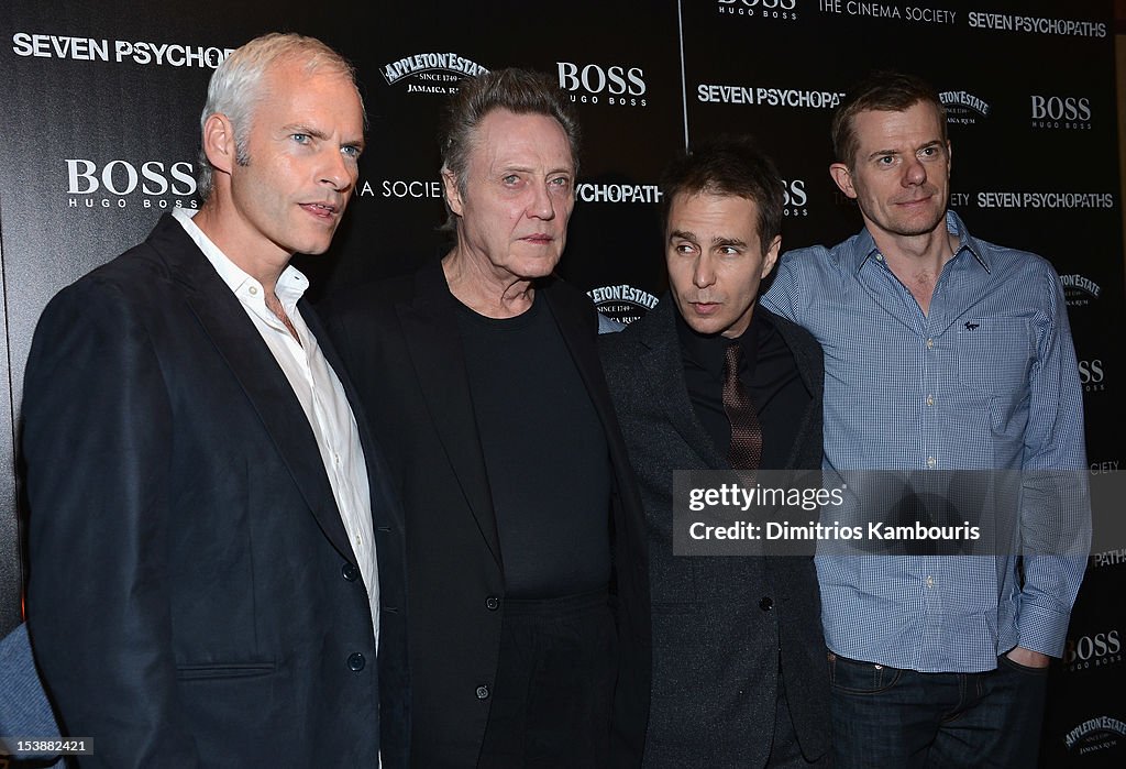 The Cinema Society With Hugo Boss And Appleton Estate Hosts A Screening Of "Seven Psychopaths" - Inside Arrivals