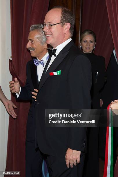 Prince Albert of Monaco attends the 2012 Ballo del Giglio at Palazzo Pitti on October 10, 2012 in Florence, Italy.