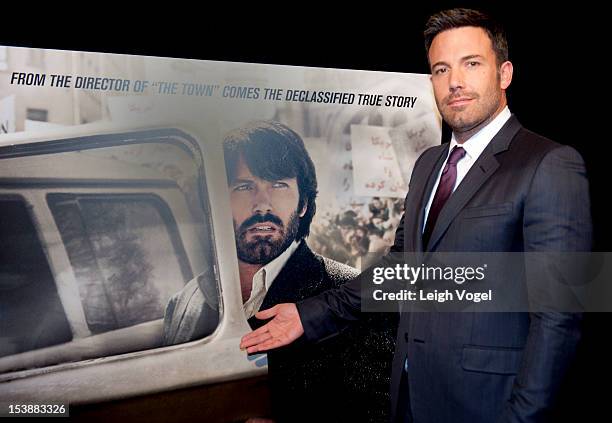 Ben Affleck attends the "Argo" Washington D.C. Premiere at Regal Gallery Place Stadium 14 on October 10, 2012 in Washington, DC.