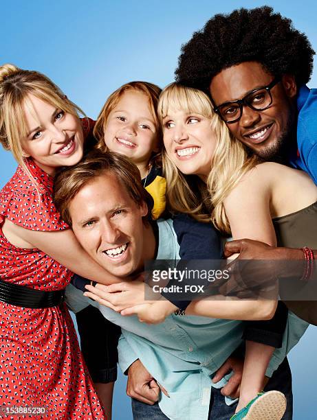 Actors Dakota Johnson, Nat Faxon, Maggie Elizabeth Jones, Lucy Punch and Echo Kellum in the new heartwarming comedy BEN AND KATE, airing Tuesdays on...