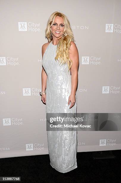 Britney Spears attends City Of Hope Honors Halston CEO Ben Malka With Spirit Of Life Award - Red Carpet at Exchange LA on October 10, 2012 in Los...