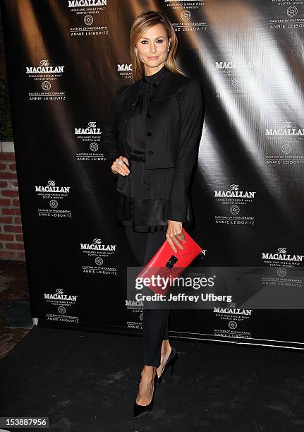 Stacy Keibler attends The Macallan Masters Of Photography Series launch at The Bowery Hotel on October 10, 2012 in New York City.