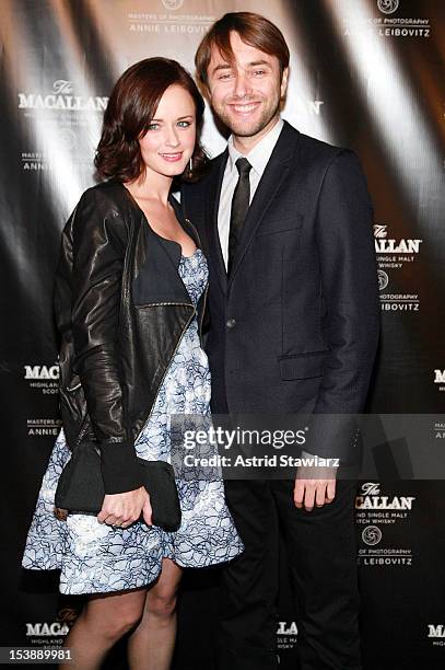 Alexis Bledel and Vincent Kartheiser attend The Macallan Masters Of Photography Series at The Bowery Hotel on October 10, 2012 in New York City.